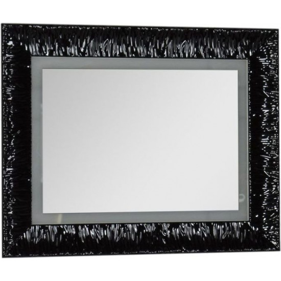 Зеркало c подсветкой и подогревом Aquanet Мадонна 90 черный
