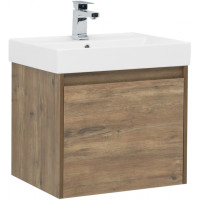 Тумба с раковиной Aquanet Nova Lite 60 дуб рустикальный (1 ящик)