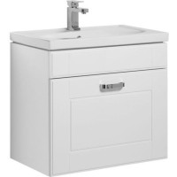 Тумба с раковиной Aquanet Рондо 70 белый (1 ящик)