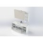 Комплект мебели для ванной Aquanet Данте 110 L белый (1 навесной шкафчик)