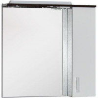 Зеркало-шкаф с подсветкой Aquanet Тиана 75 венге