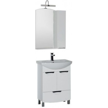 Комплект мебели для ванной Aquanet Парма 65 белый (1 ящик 2 дверцы)