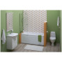 Комплект мебели для ванной Aquanet Ирис 60 белый (1 ящик, 2 дверцы)