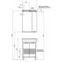 Комплект мебели для ванной Aquanet Гретта 60 светлый дуб (2 дверцы)