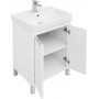 Комплект мебели для ванной Aquanet Гретта 60 New белый (2 дверцы)