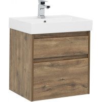 Тумба с раковиной Aquanet Nova Lite 60 дуб рустикальный (2 ящика)