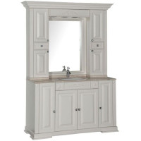 Комплект мебели для ванной Aquanet Кастильо 140 слоновая кость