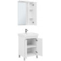 Комплект мебели для ванной Aquanet Гретта 60 New белый (2 дверцы)