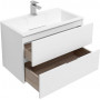 Комплект мебели для ванной Aquanet Алвита 80 белый