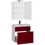 Комплект мебели для ванной Aquanet Латина 70 бордо (1 ящик)