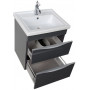 Комплект мебели для ванной Aquanet Эвора 60 серый антрацит