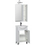 Комплект мебели для ванной Aquanet Асти 55 белый (2 дверцы, зеркало шкаф/полка)