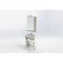 Комплект мебели для ванной Aquanet Парма 65 белый (2 дверцы)