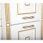 Шкаф-пенал для ванной Aquanet Паола 40 белый/золото
