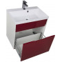 Комплект мебели для ванной Aquanet Латина 70 бордо (1 ящик)