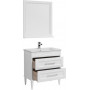 Комплект мебели для ванной Aquanet Бостон М 80 белый