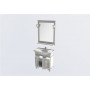 Комплект мебели для ванной Aquanet Валенса 80 черный краколет/золото