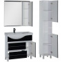 Комплект мебели для ванной Aquanet Доминика 90 L черный