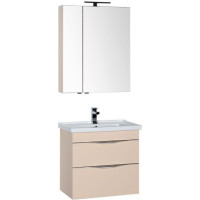 Комплект мебели для ванной Aquanet Эвора 70 бежевый