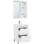 Комплект мебели для ванной Aquanet Гретта 60 New белый (2 ящика)