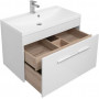 Комплект мебели для ванной Aquanet Августа 90 белый