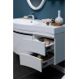 Комплект мебели для ванной Aquanet Опера 115 L белый (2 дверцы 2 ящика)