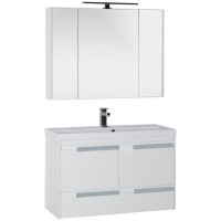 Комплект мебели для ванной Aquanet Тиволи 100 белый
