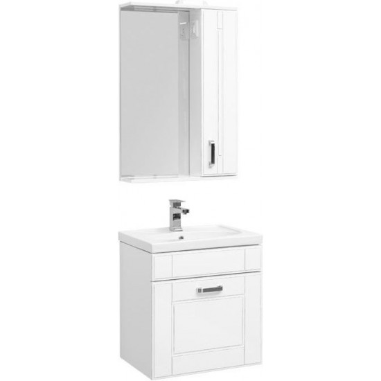 Комплект мебели для ванной Aquanet Рондо 60 белый антик (1 ящик)