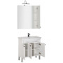 Комплект мебели для ванной Aquanet Честер 85 белый/серебро
