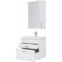 Комплект мебели для ванной Aquanet Рондо 70 белый антик (2 ящика)