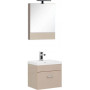 Комплект мебели для ванной Aquanet Нота NEW 50 светлый дуб