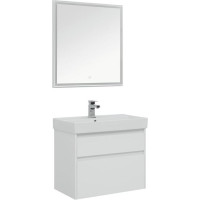 Комплект мебели для ванной Aquanet Nova Lite 75 белый (2 ящика)
