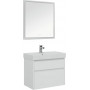 Комплект мебели для ванной Aquanet Nova Lite 75 белый (2 ящика)