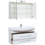 Комплект мебели для ванной Aquanet Остин 120 белый