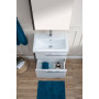 Комплект мебели для ванной Aquanet Фостер 60 эвкалипт мистери/белый