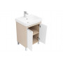 Комплект мебели для ванной Aquanet Гретта 60 New светлый дуб (2 дверцы)