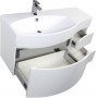 Комплект мебели для ванной Aquanet Опера 115 L белый (3 ящика)