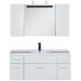 Комплект мебели для ванной Aquanet Данте 110 белый (2 навесных шкафчика)