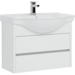 Тумба с раковиной Aquanet Сидней 80 белый