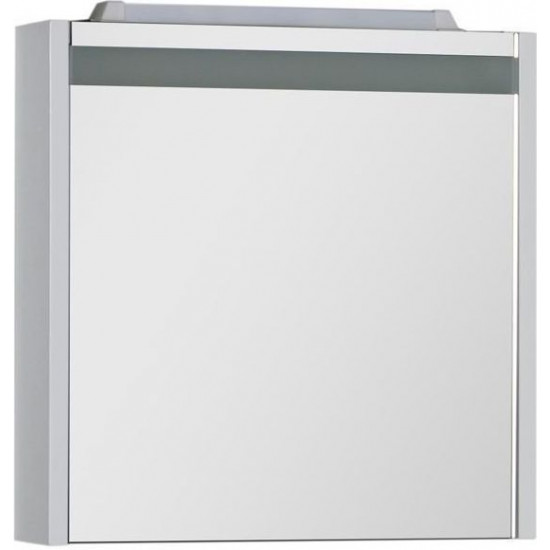 Зеркало-шкаф с подсветкой Aquanet Лайн 60 белый