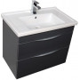 Комплект мебели для ванной Aquanet Эвора 80 серый антрацит