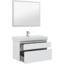 Комплект мебели для ванной Aquanet Nova Lite 100 белый (2 ящика)