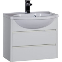 Тумба с раковиной Aquanet Лайн 60 белый