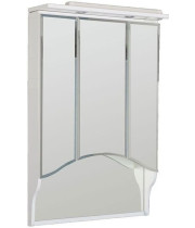 Зеркало-шкаф с подсветкой Aquanet 100 белый