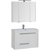 Комплект мебели для ванной Aquanet Тиволи 90 белый