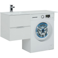 Тумба с раковиной Aquanet Алвита 120 L белый
