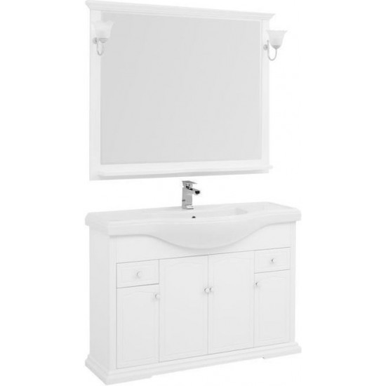 Комплект мебели для ванной Aquanet Лагуна Классик 120 белый
