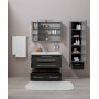 Комплект мебели для ванной Aquanet Верона NEW 90 черный (подвесной 2 ящика)