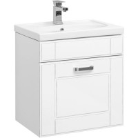 Тумба с раковиной Aquanet Рондо 60 белый антик (1 ящик)