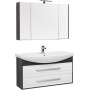 Комплект мебели для ванной Aquanet Остин 120 дуб кантербери/белый